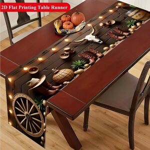 🌵 Southwestern Cactus Table Runner | Desert Boho Decor